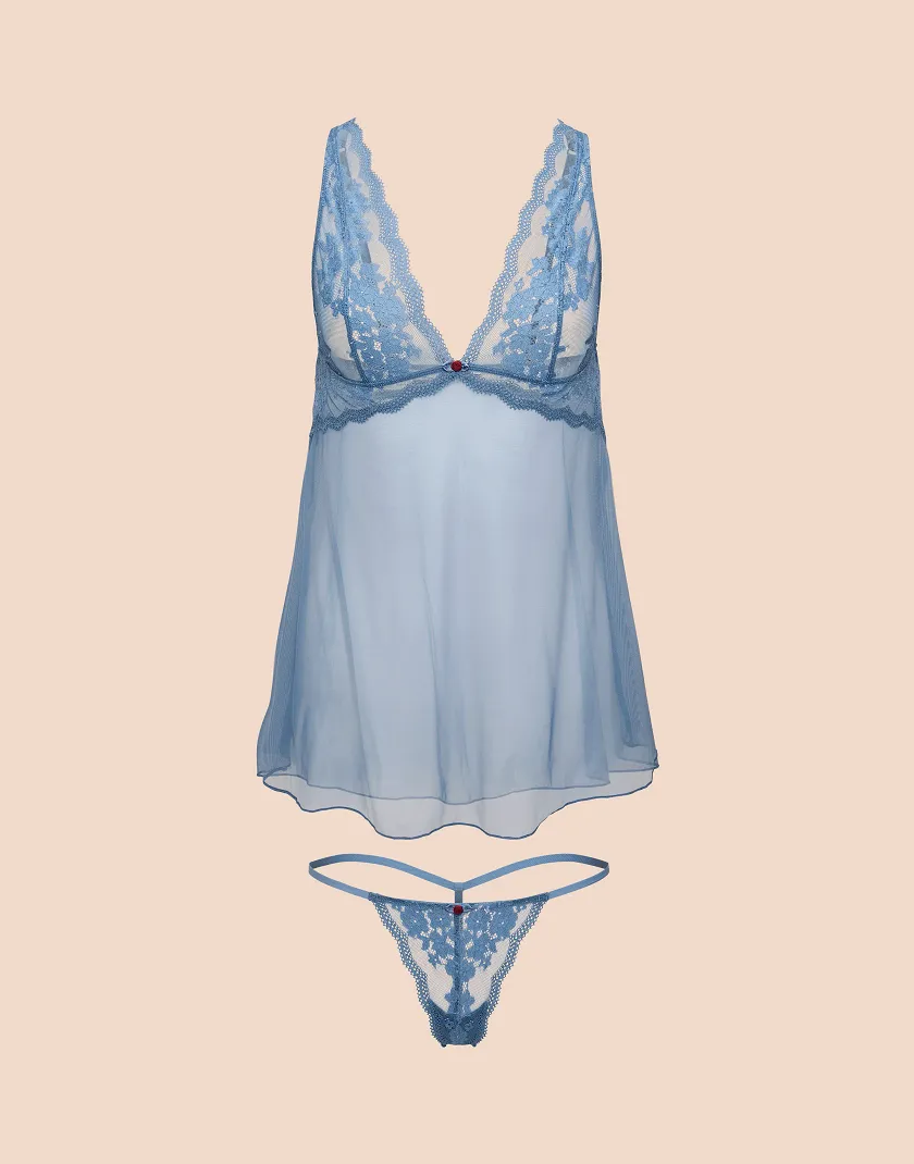 Nedda Dark Blue Unlined lingerie bundle Still 3