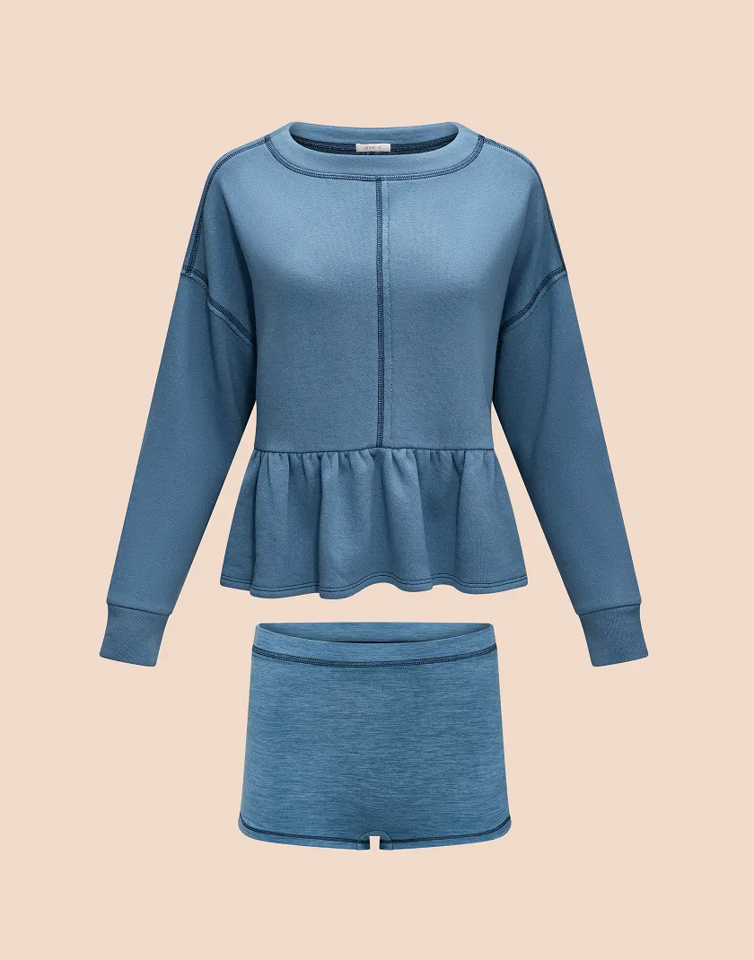 Norma Dark Blue lounge bundle Still 3