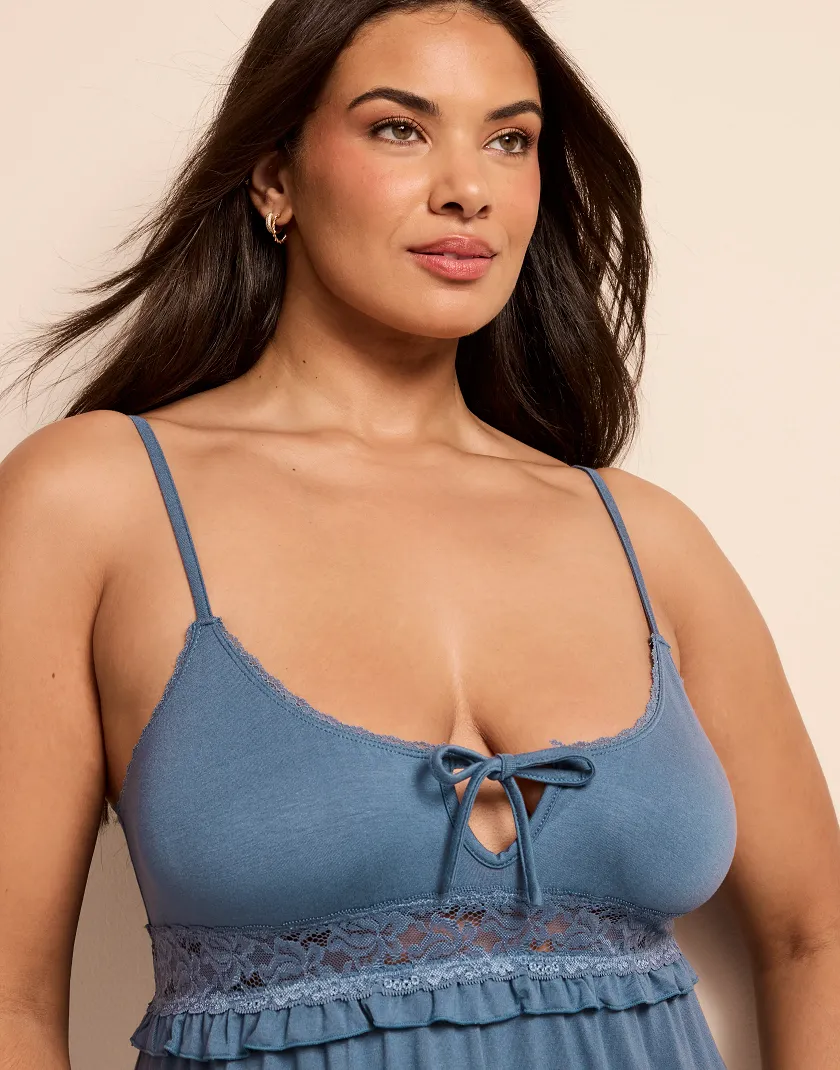 Liza Dark Blue sleepwear bundle Model 7