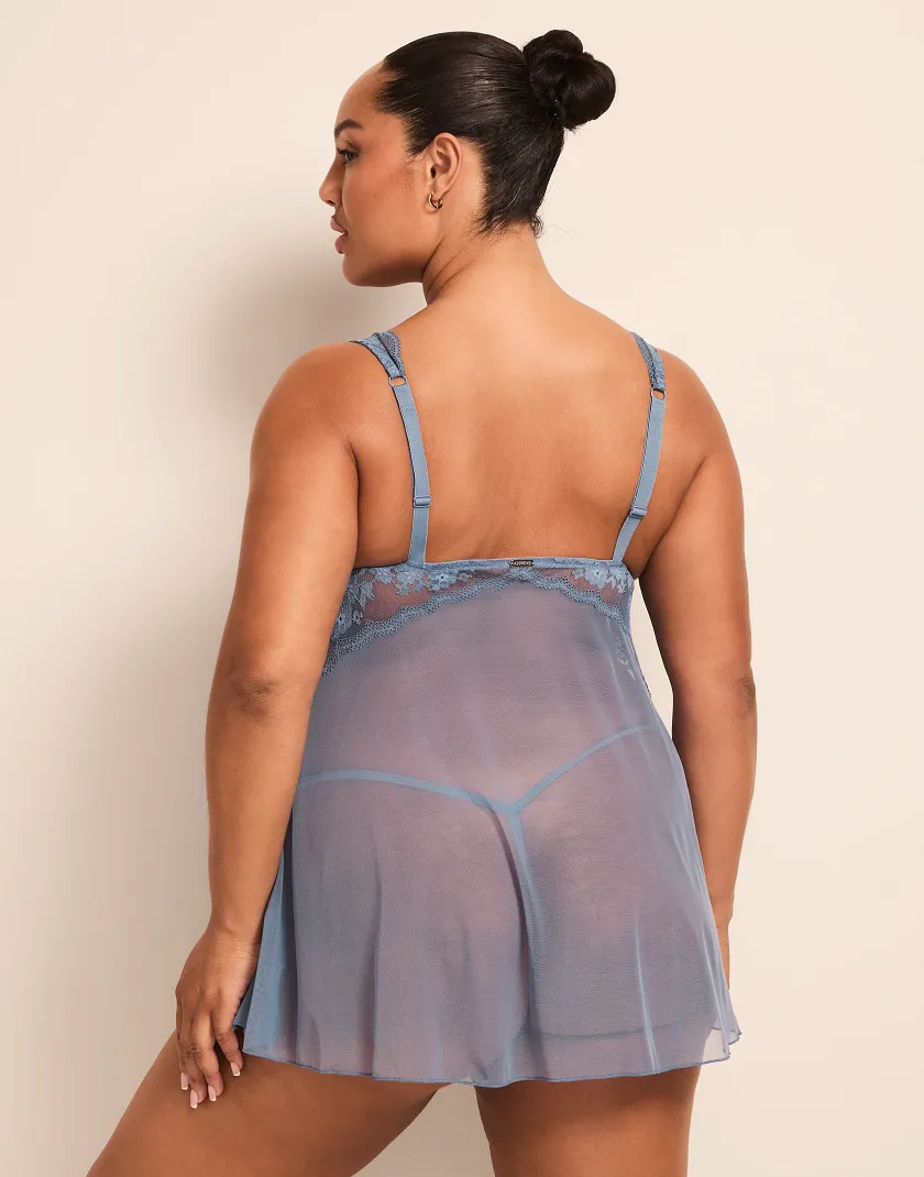 Nedda Dark Blue Unlined lingerie bundle Model 5