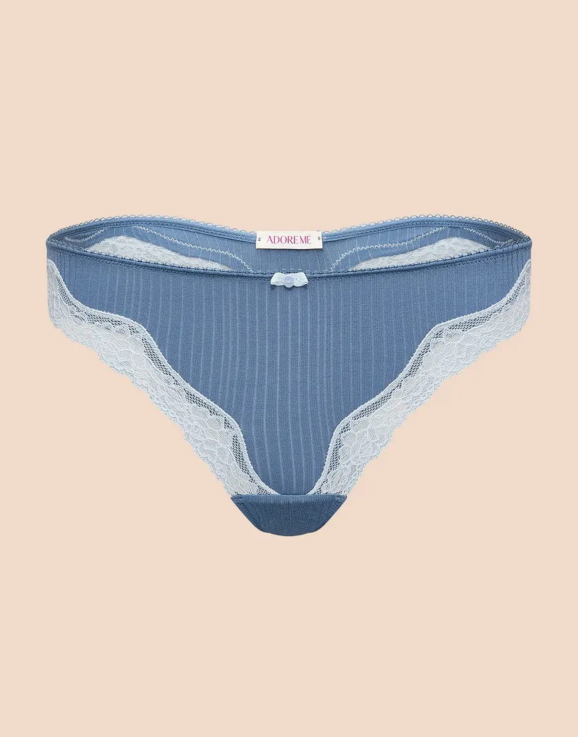 Lilou Thong Dark Blue panty bundle Still 3