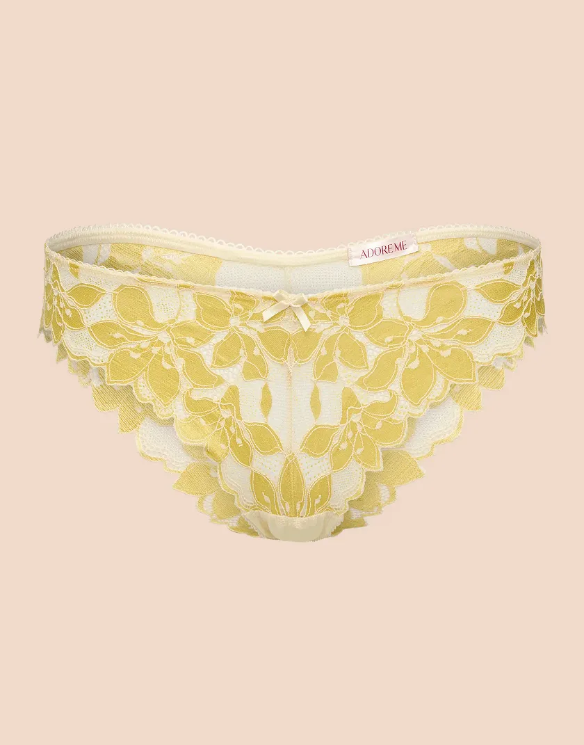 Mellody Brazilian Light Yellow panty bundle Still 3
