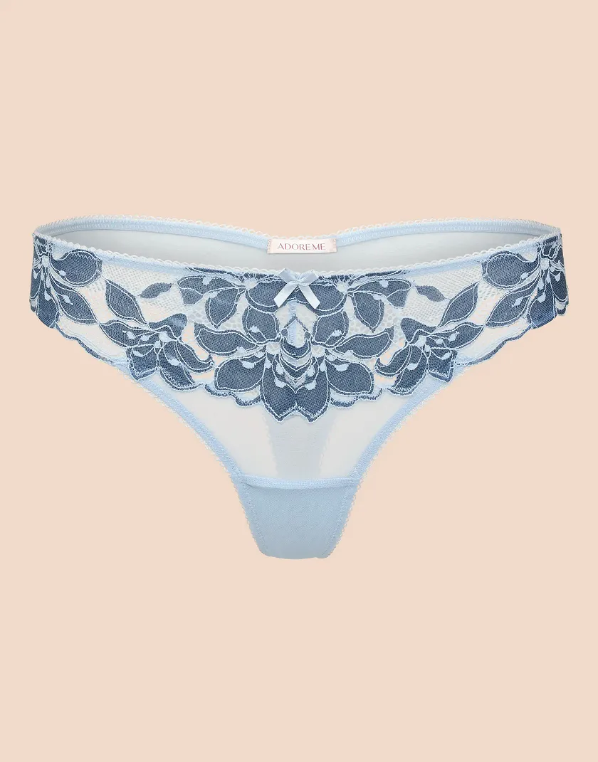 Mellody Thong Medium Blue panty bundle Still 3