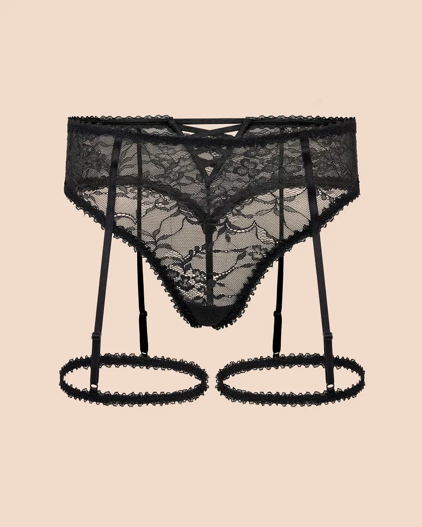 Evelyne High Waisted Black panty bundle Still 3