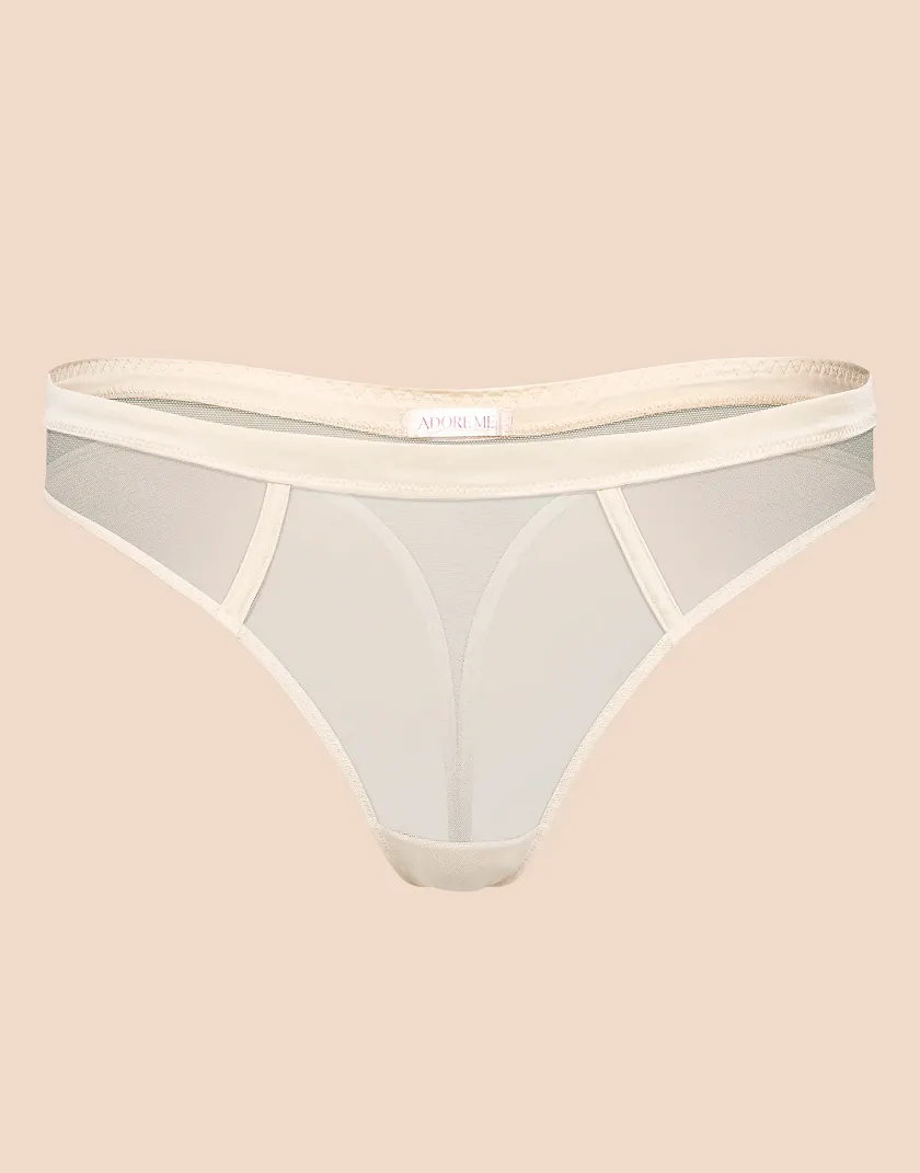 Elen Thong Light Beige panty bundle Model 3