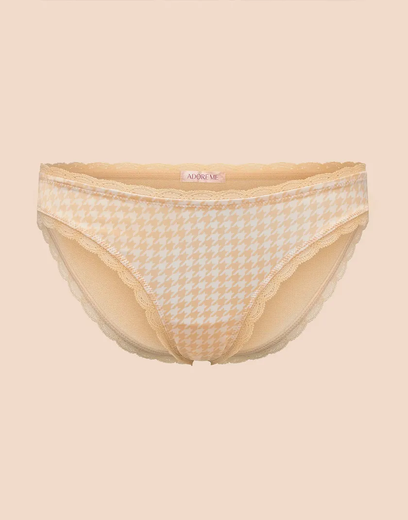 Elsie Bikini Plaid Beige panty bundle Still 3