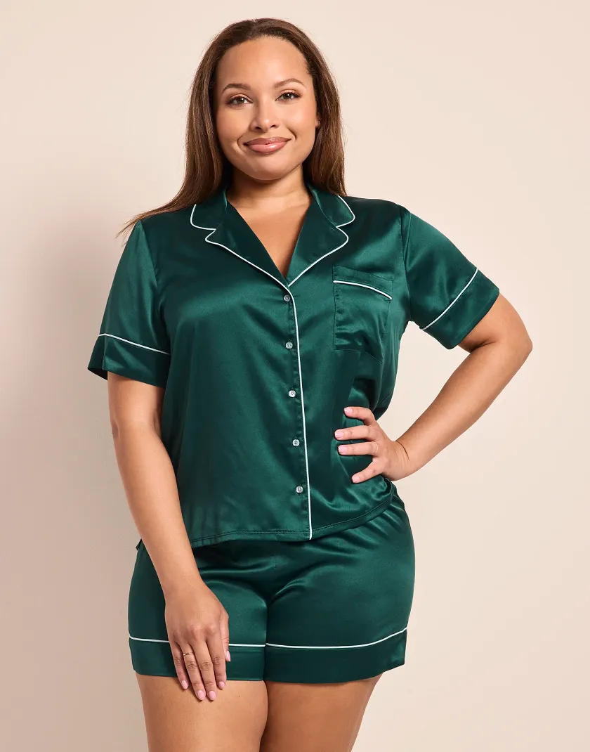 Trisha Dark Green sleepwear bundle Model 2