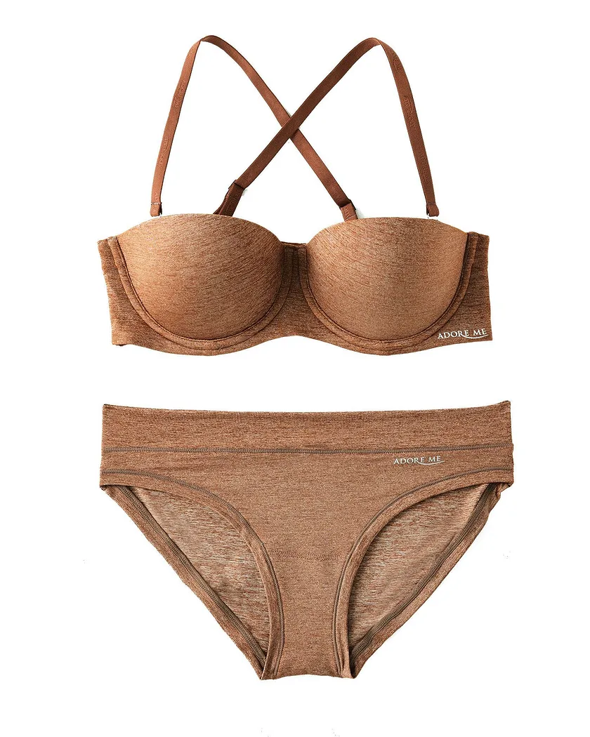 Zeina Dark Brown 2 Push Up bra bundle Still 2