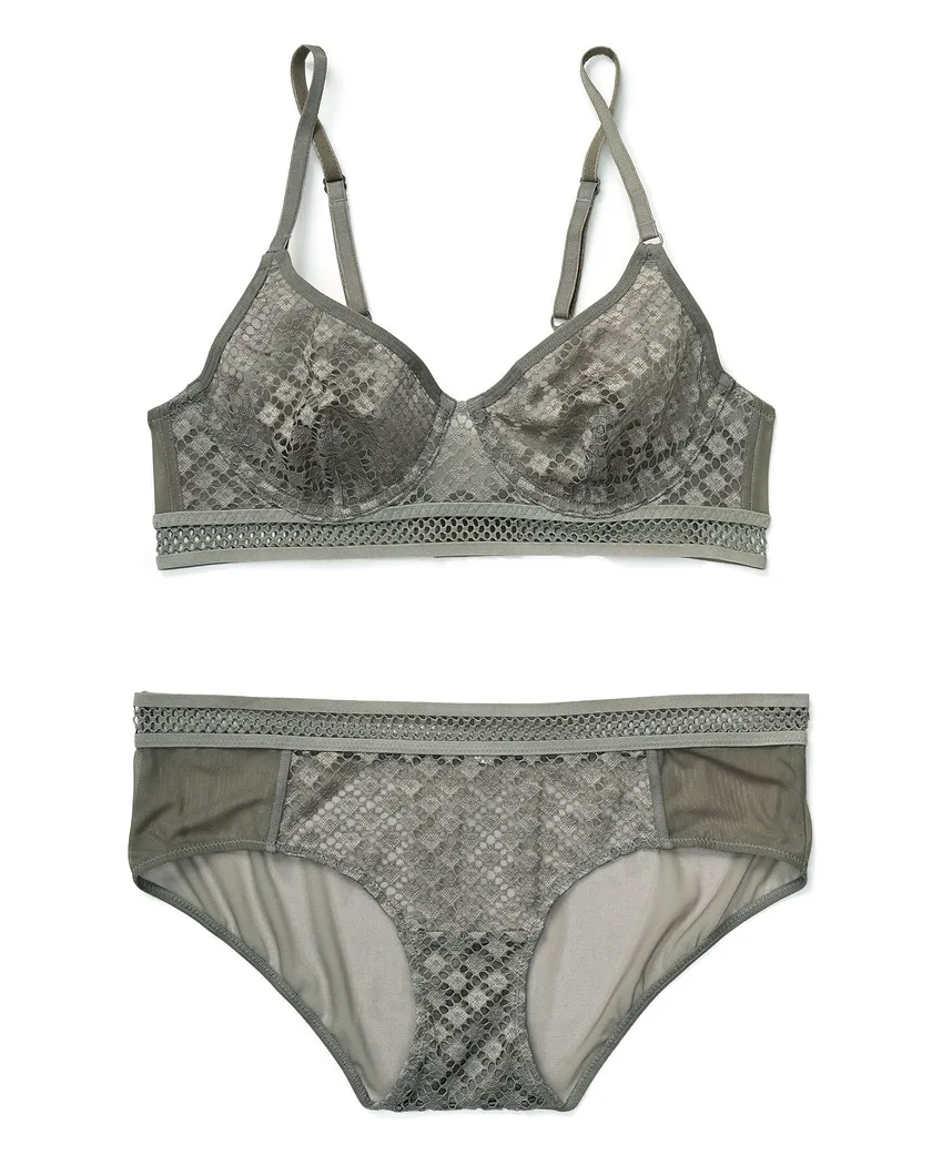 Tatum Dark Gray 2 Unlined bra bundle Still 2