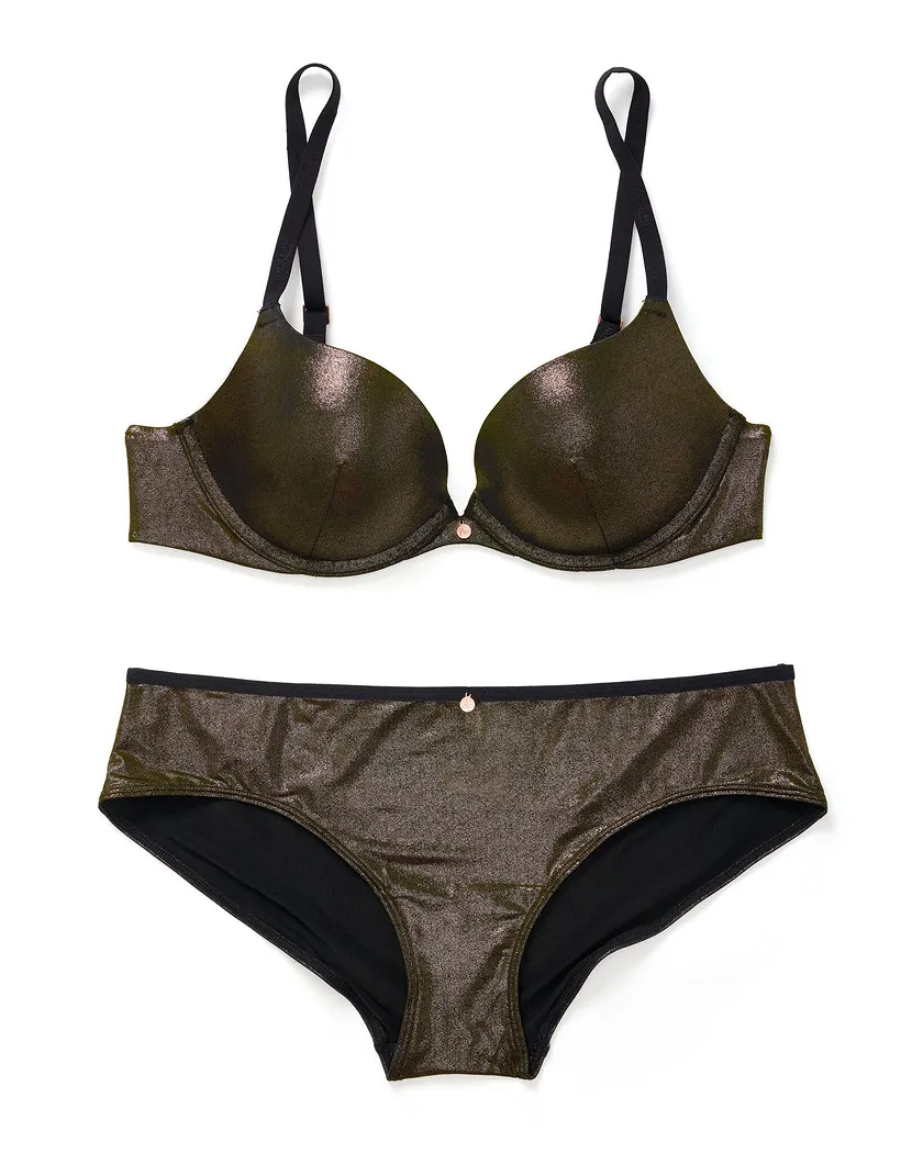 Orla Black Push Up bra and panty bundle Still 2