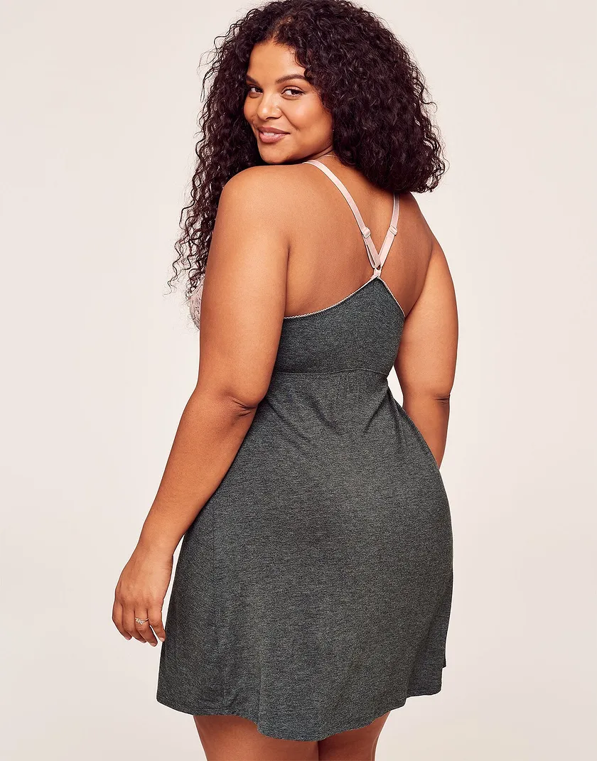 Alaina Gray Plus sleepwear bundle Model 4