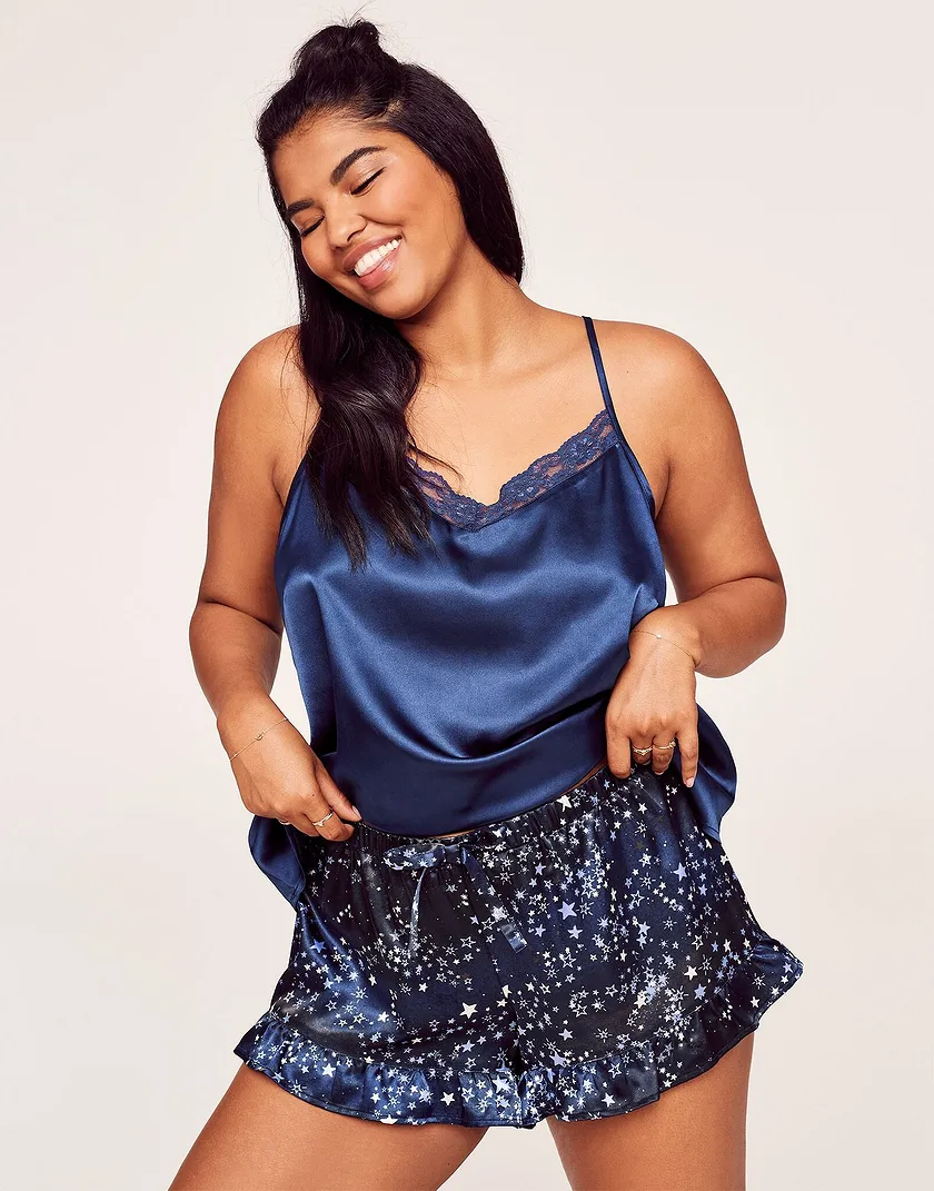 Luana Dark Blue Plus sleepwear bundle Model 4