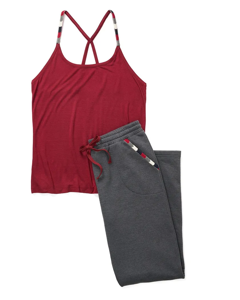 Nahiri Dark Red sleepwear bundle Still 4