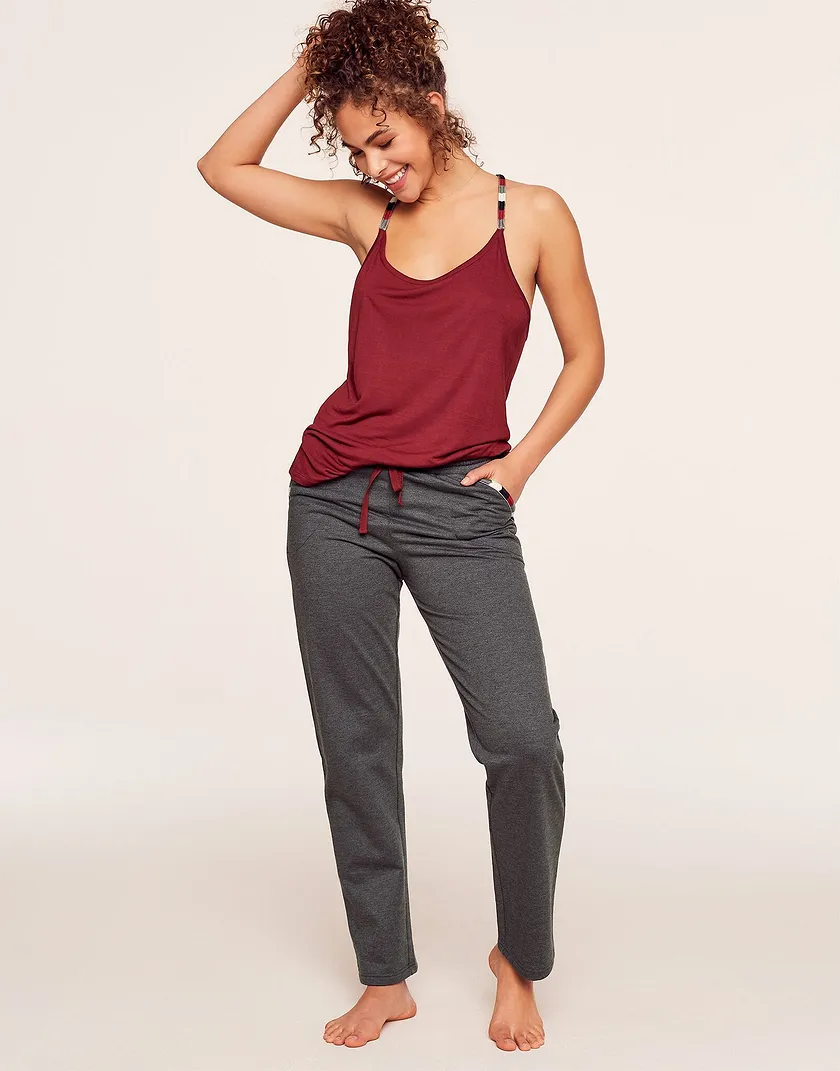 Nahiri Dark Red sleepwear bundle Model 3