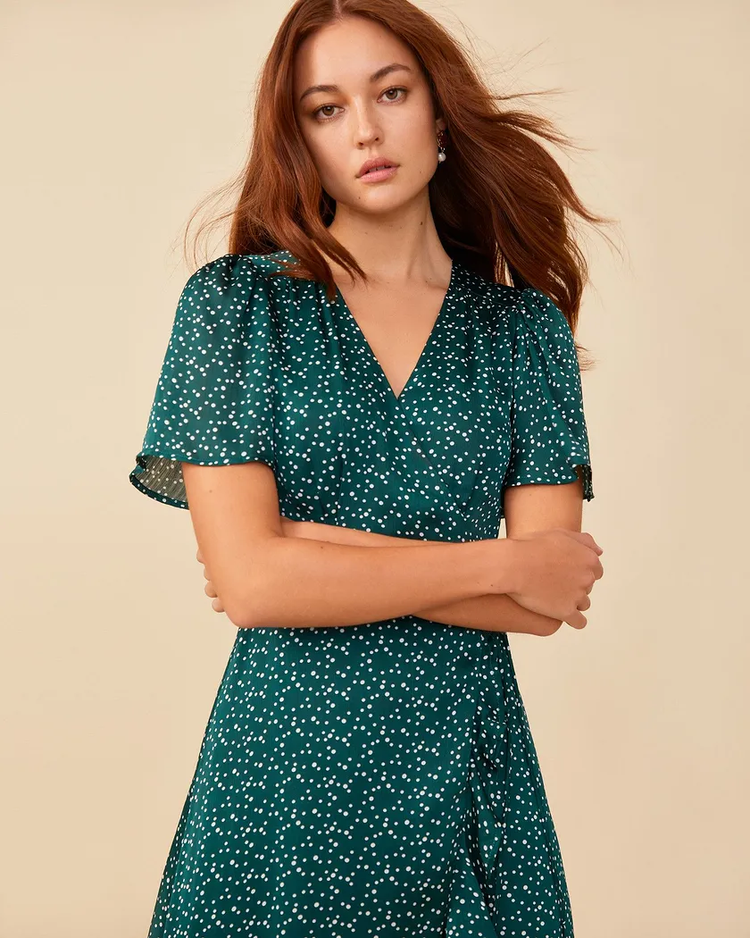Audie Dress Green dresses bundle Model 2