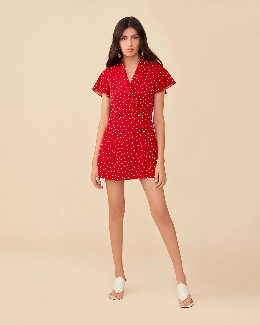 Camie Playsuit Red dresses bundle Model 2