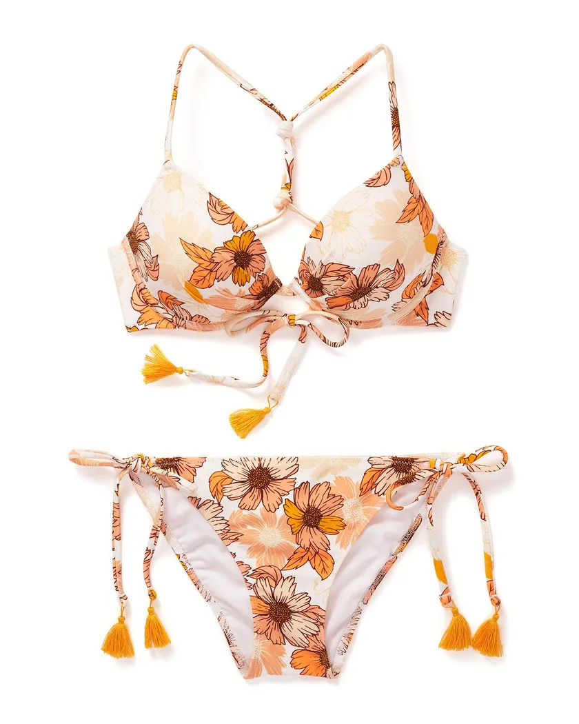 Laila Floral White 2 Push Up swimwear bundle Still 2