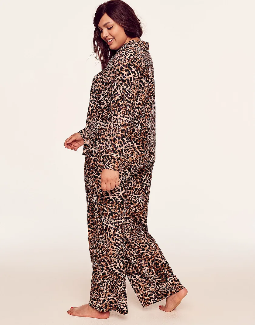 Brea Animal Brown Plus sleepwear bundle Model 5
