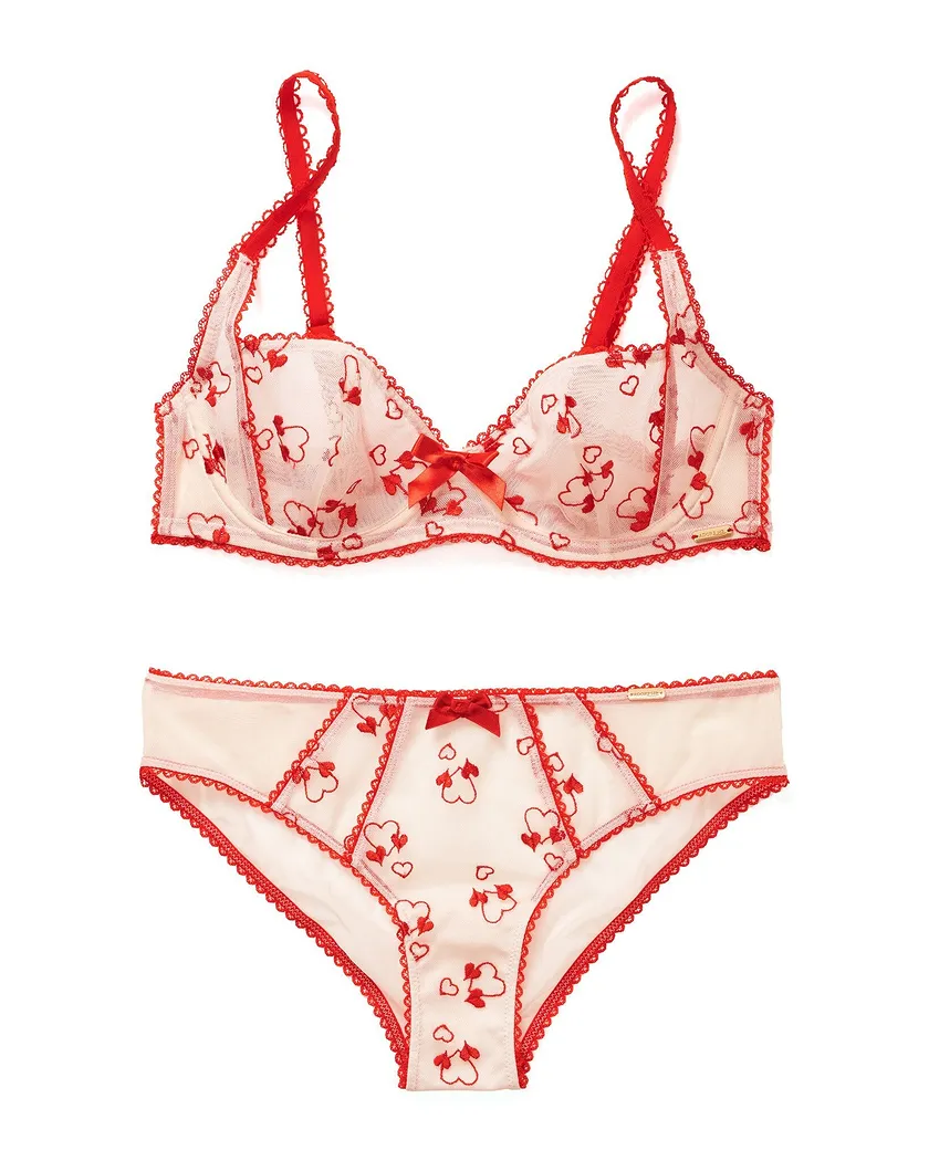 Brittany Light Pink 2 Unlined bra bundle Still 3