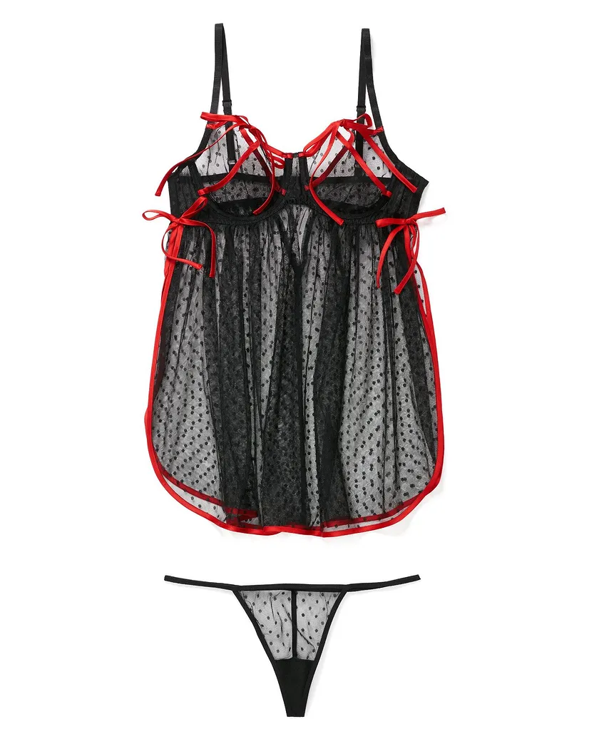 Noemi Black Unlined lingerie bundle Still 3
