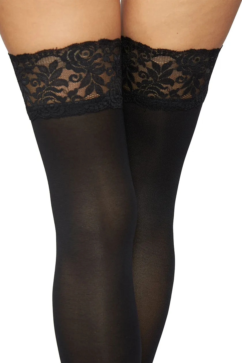 Ester Black Plus legwear bundle Model 5