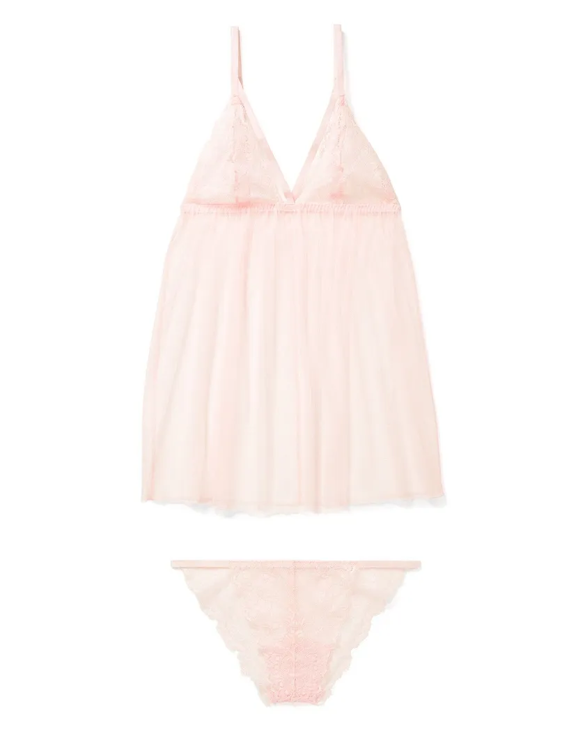 Evella Light Pink Unlined lingerie bundle Still 2