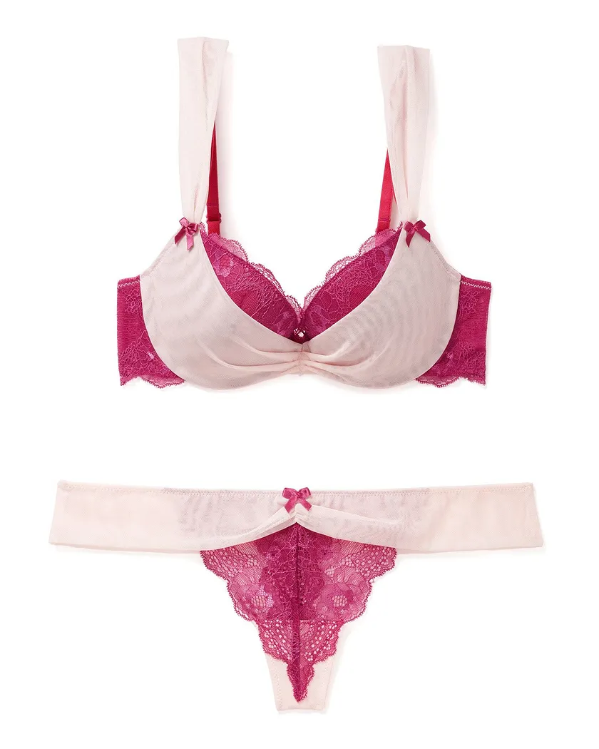 Clairabelle Dark Purple 7 Push Up bra bundle Still 2