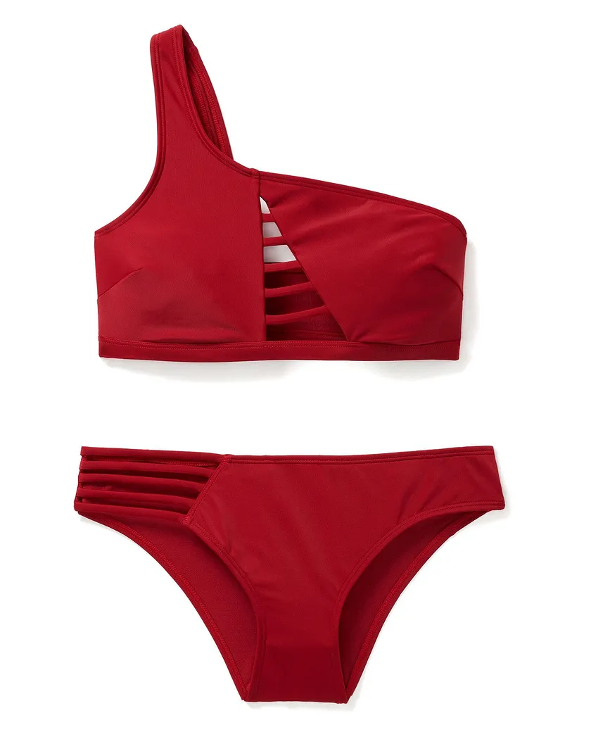 Elle Dark Red 2 Contour swimwear bundle Still 2