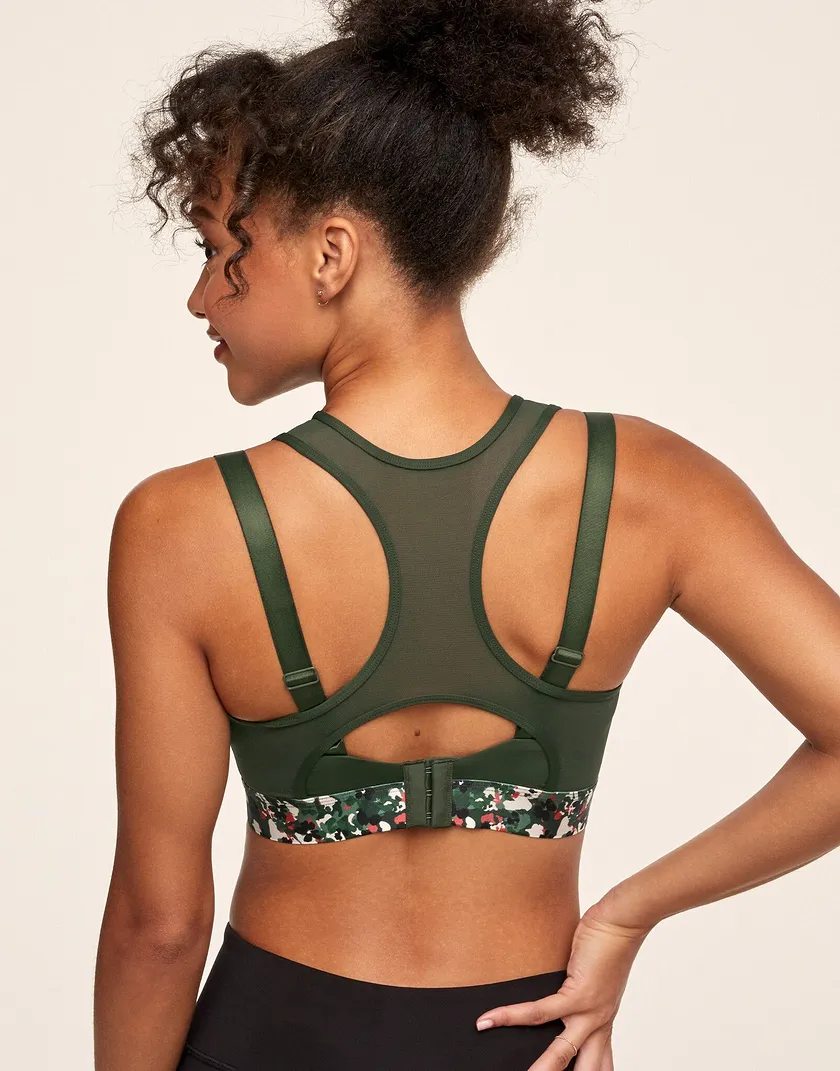 Micah Dark Green Contour activewear bundle Model 5