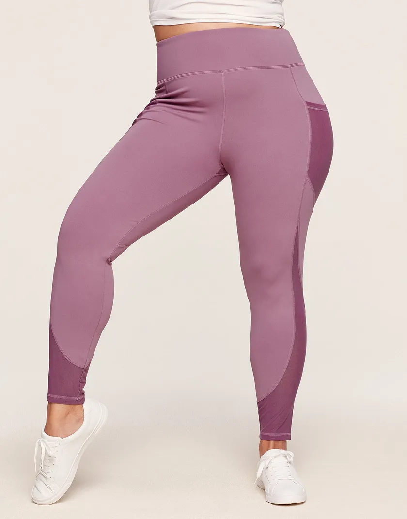 Ava Legging Dark Purple Plus legwear bundle Model 6