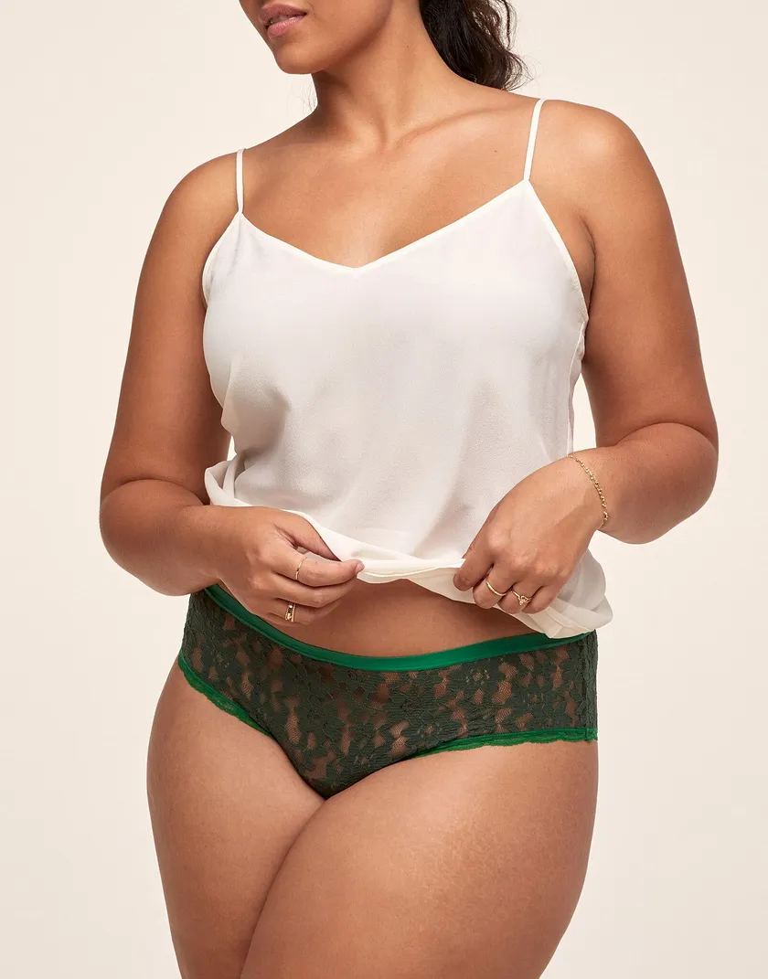 Signe Cheeky Dark Green 2 Plus panty bundle Model 5
