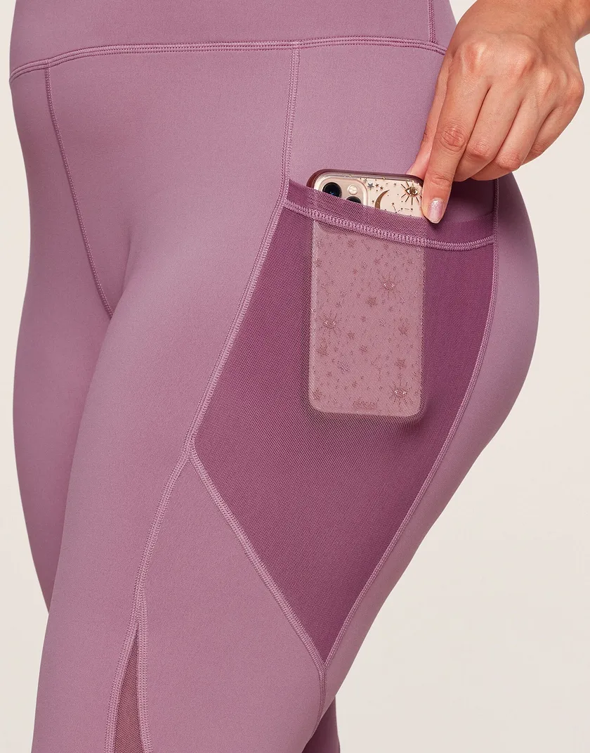 Ava Legging Dark Purple Plus legwear bundle Model 4