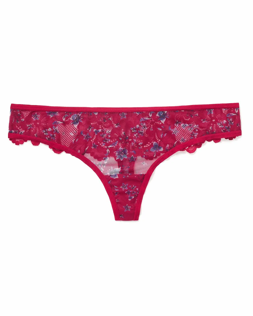 Nikki Thong Floral Red panty bundle Still 3