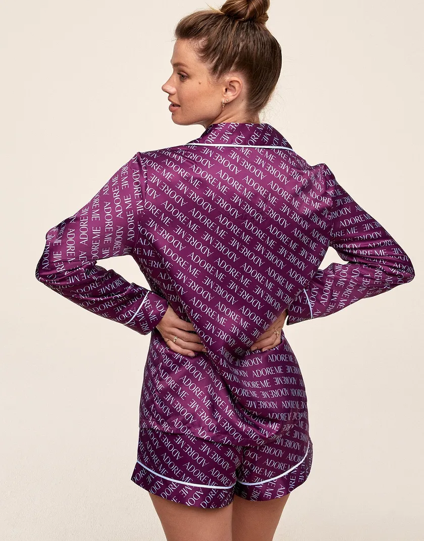 Samy Novelty Purple sleepwear bundle Model 5