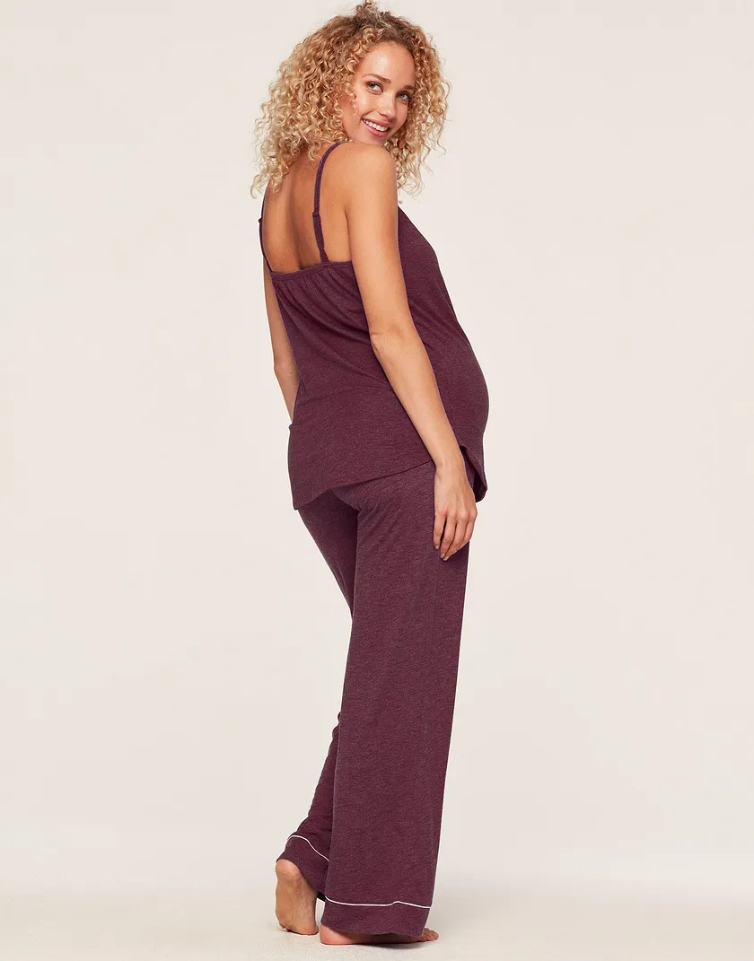 Lounge Chic PJ & Robe Set Pink 3 sleepwear bundle Model 5