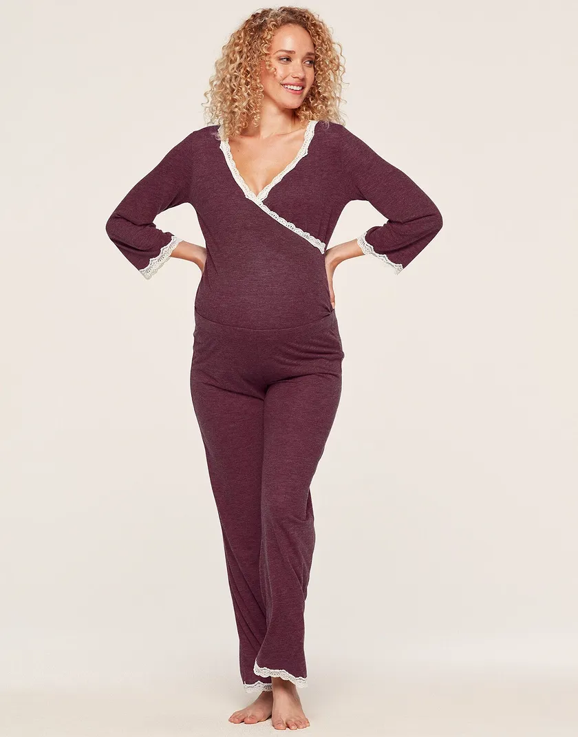 Lacey PJ Set Pink sleepwear bundle Model 4