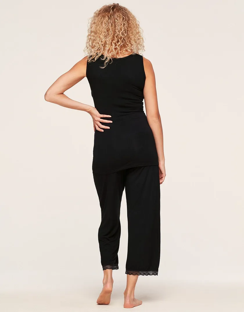 Aura Anytime Tank Black athleisure bundle Model 5