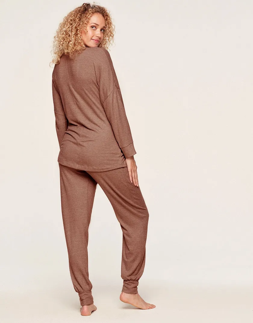 Anytime Pant Orange athleisure bundle Model 2