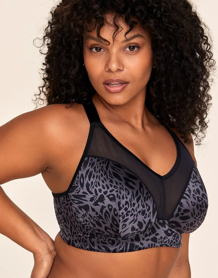 Ariza Animal Purple Plus Lightly Lined activewear bundle Model 5