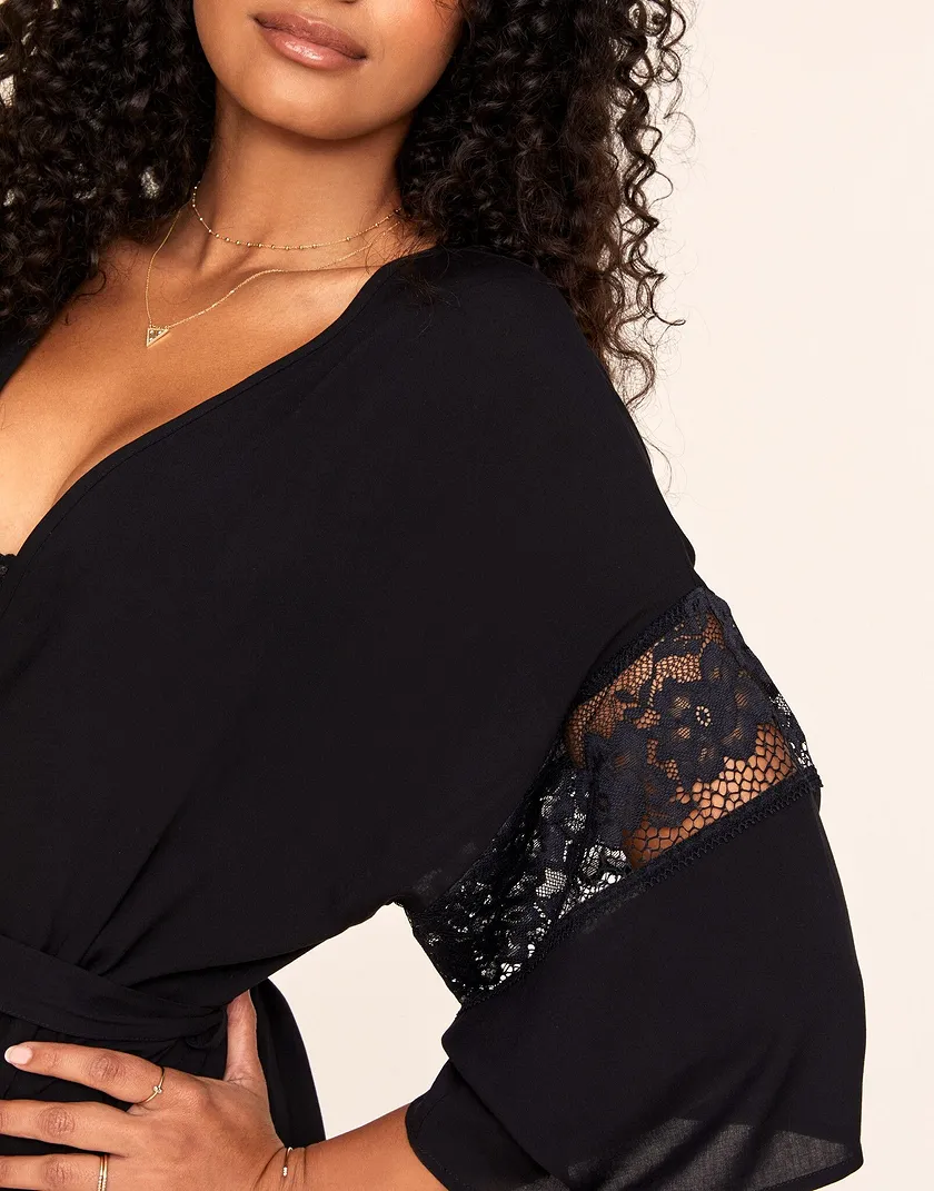 Desirae Black sleepwear bundle Model 4