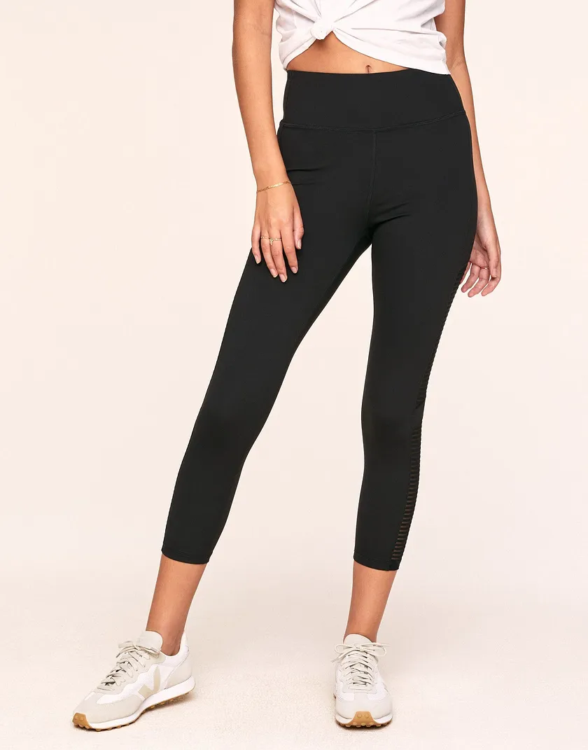 Cali Stripe Mesh Black activewear bundle Model 6