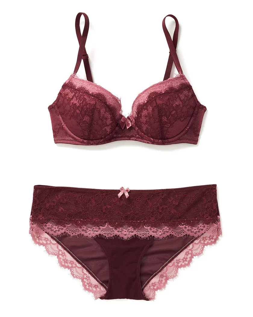 Emanuelly Dark Purple 2 Push Up bra bundle Still 2