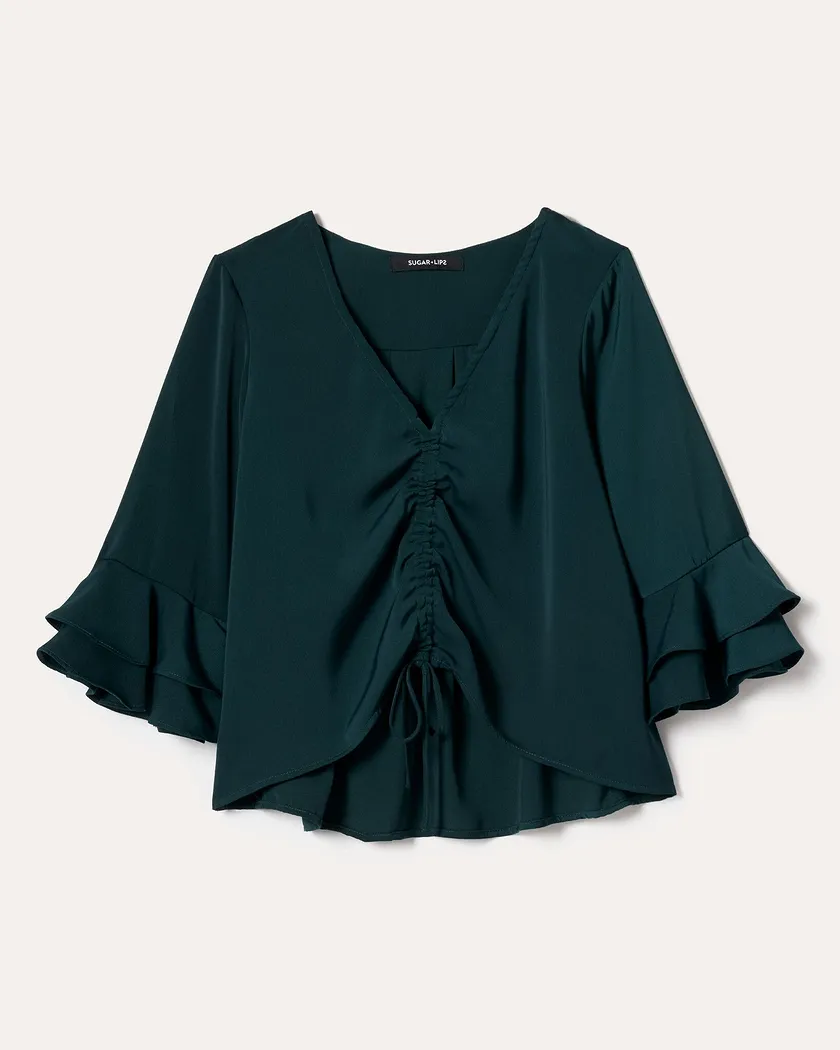 Zuri Top Dark Green tops bundle Still 2