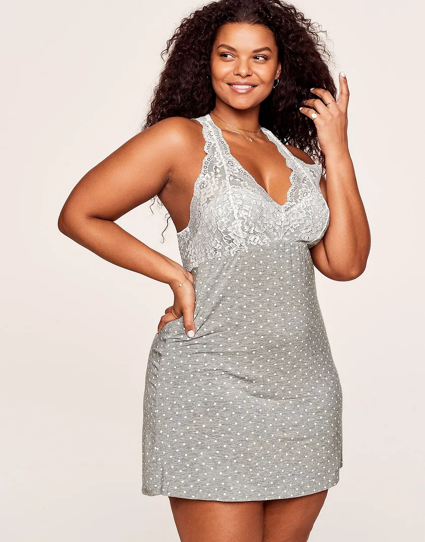 Rema Dot Gray 2 Plus sleepwear bundle Model 5