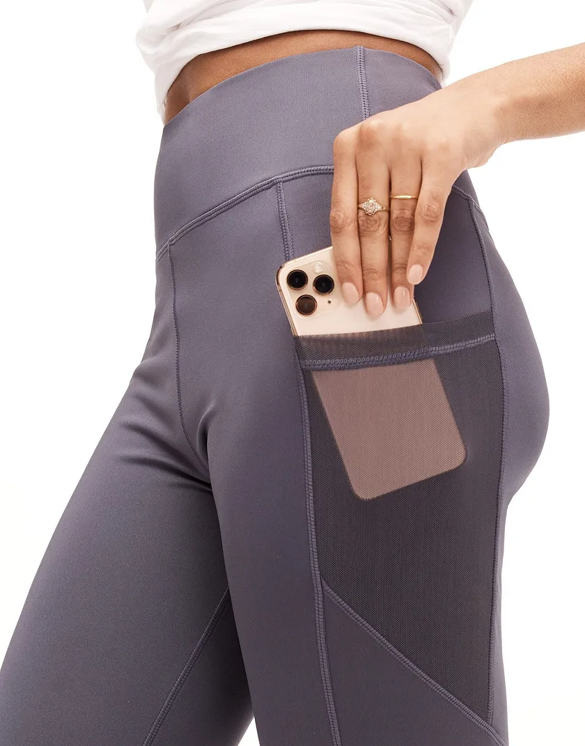Ava Legging Dark Gray legwear bundle Model 4