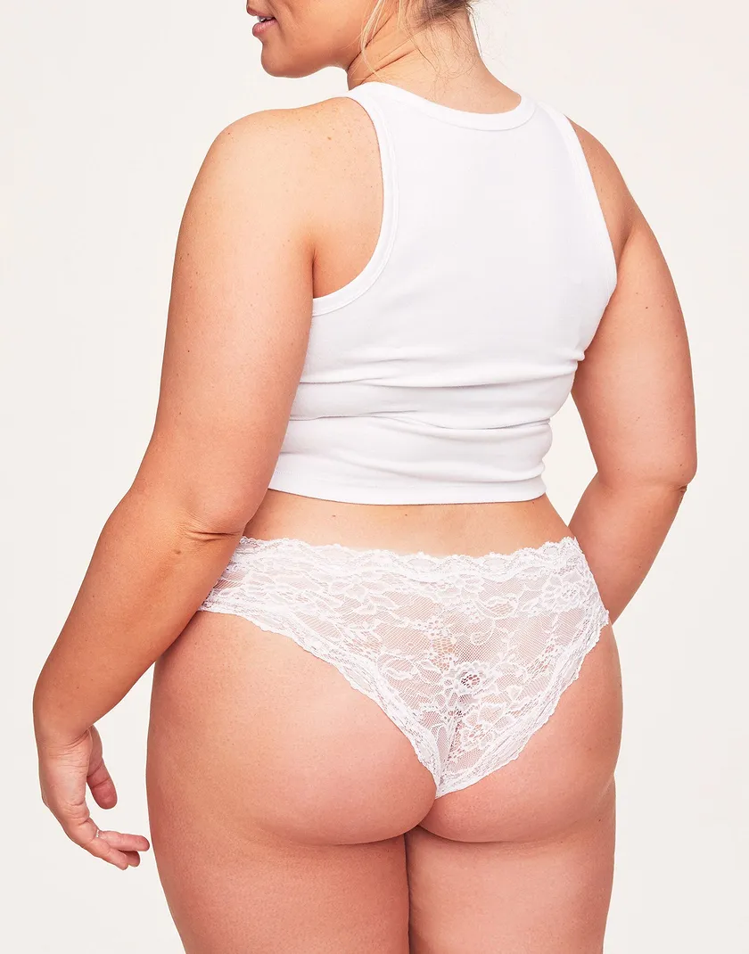 Siddie Hipster White Plus panty bundle Model 1