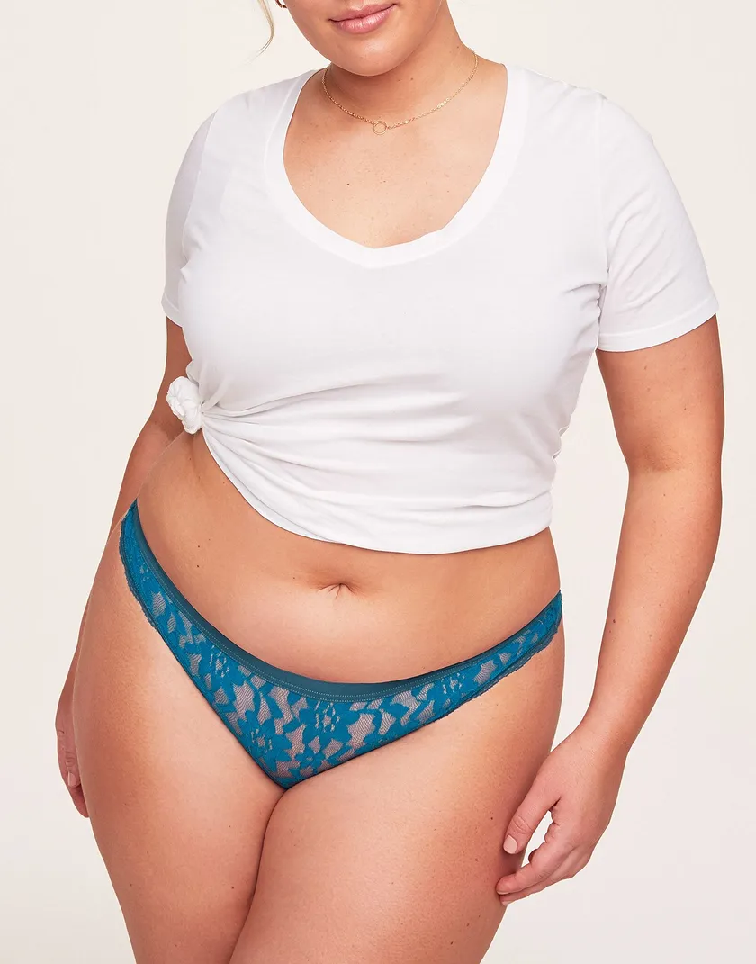 Nova Thong Dark Blue 2 Plus panty bundle Model 2