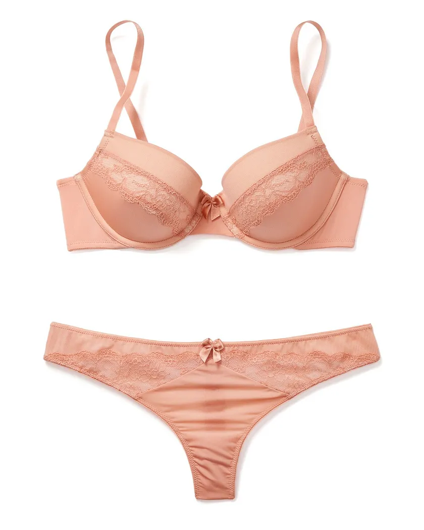 Andrelisa Beige 2 Lightly Lined bra bundle Still 2