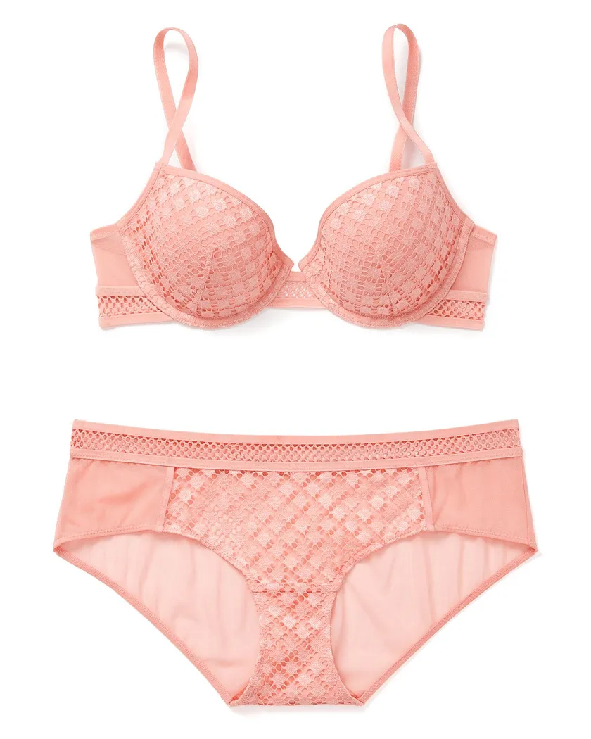 Vika Medium Pink 2 Lightly Lined bra bundle Still 2