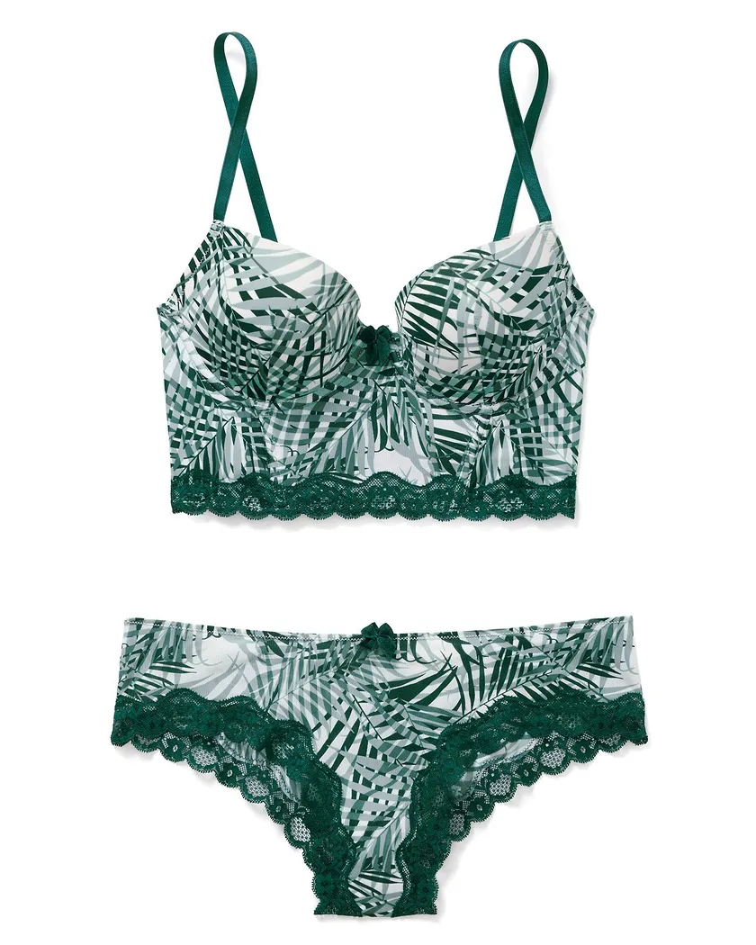 Meissa Tropical Green 2 Push Up bra bundle Still 2